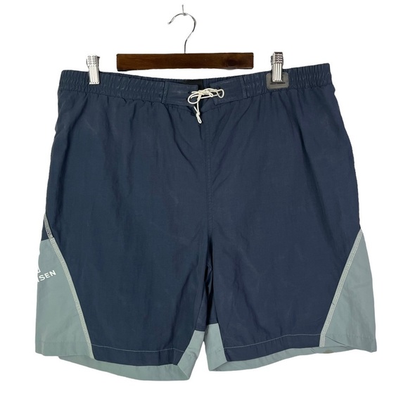 Helly Hansen Blue Colorblock Short Board Swim Shorts L - Picture 1 of 5